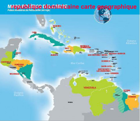 Republique Dominicaine Carte Geographique